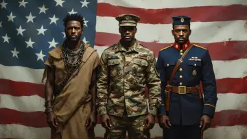Задник к фильму "Black Men in Uniform: The Untold Story" #537539