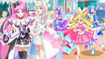 Задник к фильму "映画キミとアイドルプリキュア♪お待たせ！キミに届けるキラッキライブ！" #537910