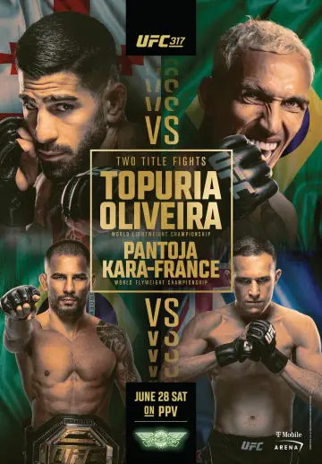 Постер к фильму "UFC 317: Топурия vs. Оливейра" #1184949