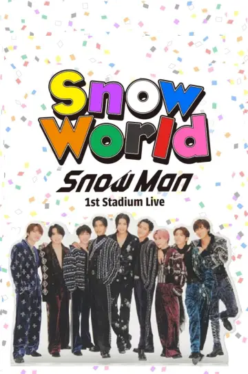 Snow Man 1st Stadium Live Snow World постер
