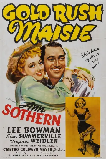 Постер к фильму "Gold Rush Maisie" #1106879