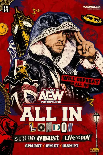 AEW All In 2026: London постер