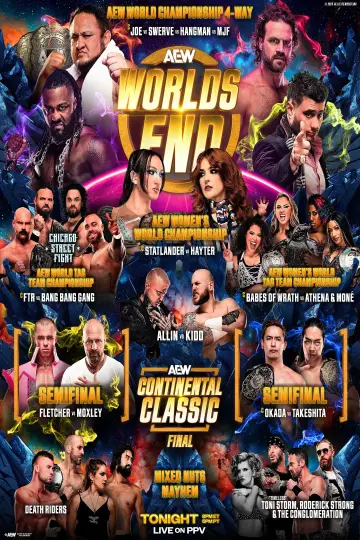 Постер к фильму "AEW Worlds End 2025" #934994