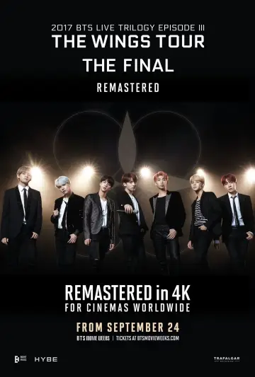 Постер к фильму "2017 방탄소년단 라이브 트릴로지 에피소드 3 윙스 투어 더 파이널 리마스터링" #869947