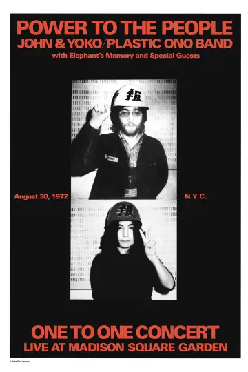Постер к фильму "Power to the People: John & Yoko Live in NYC" #797402