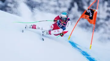 Downhill Skiers – Ain’t No Mountain Steep Enough постер