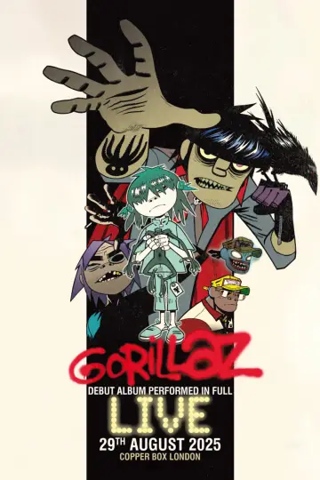 Gorillaz Live (YouTube Music Nights) постер