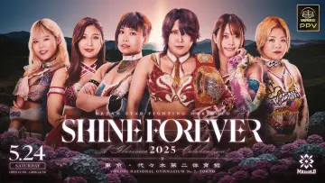 Задник к фильму "マッスルバージャパンpresents マリーゴールド１周年記念大会 SHINE FOREVER 2025 〜A Glorious Celebration!〜" #965073