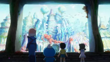 Задник к фильму "映画ドラえもん 新・のび太の海底鬼岩城" #533073