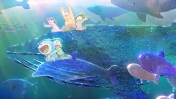 Задник к фильму "映画ドラえもん 新・のび太の海底鬼岩城" #801335