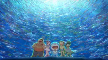Задник к фильму "映画ドラえもん 新・のび太の海底鬼岩城" #801336