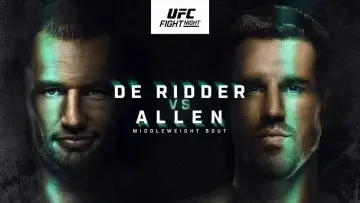 Задник к фильму "UFC Fight Night 262: Де Риддер vs. Аллен" #1296802