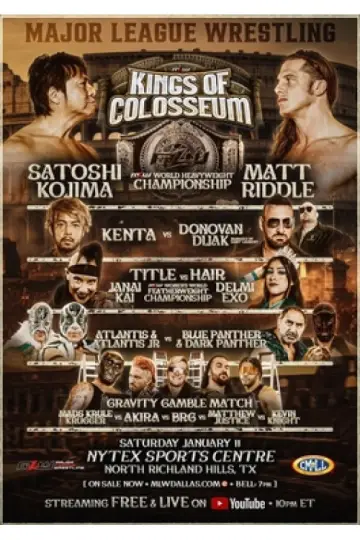 MLW Kings of Colosseum 2025 постер