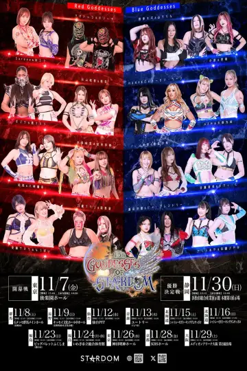 第15回 ゴッデス・オブ・スターダム ～タッグリーグ戦～ in KYOTO постер