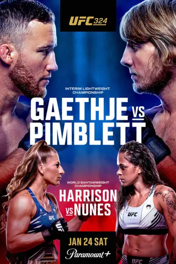 Постер к фильму "UFC 324: Гейджи vs. Пимблетт" #540954