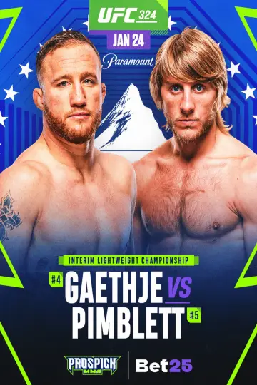 Постер к фильму "UFC 324: Гейджи vs. Пимблетт" #540956