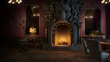 Задник к фильму "Wednesday: Fireplace" #1191598