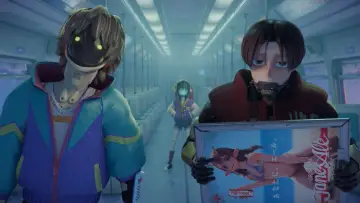 Задник к фильму "銀河特急 ミルキー☆サブウェイ 各駅停車劇場行き" #1179371