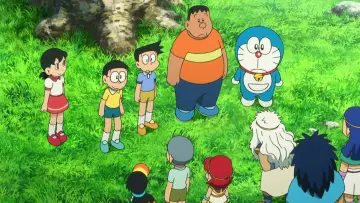 Задник к фильму "映画ドラえもん のび太と奇跡の島 ～アニマル アドベンチャー～" #338173