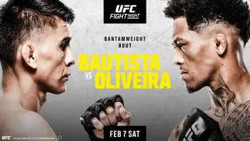Задник к фильму "UFC Fight Night 266: Баутиста vs. Оливейра" #573511