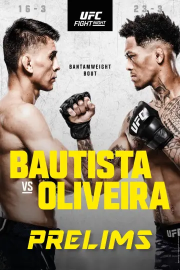 Постер к фильму "UFC Fight Night 266: Баутиста vs. Оливейра" #573519