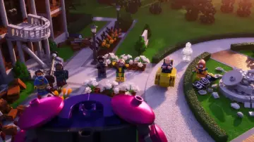 Задник к фильму "LEGO Marvel X-Men: Robotic Hunter Sentinels Attack the X-Mansion!" #1202000