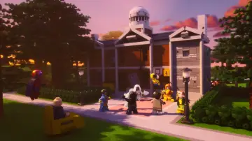 Задник к фильму "LEGO Marvel X-Men: Robotic Hunter Sentinels Attack the X-Mansion!" #1202002