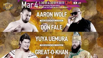 Задник к фильму "NJPW New Japan Cup 2026 - Day 1" #773705