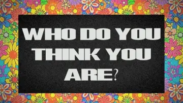 Задник к фильму "WHO DO YOU THINK YOU ARE?" #542924