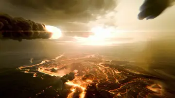 Задник к фильму "Asteroids: The Spark of Life?" #921794