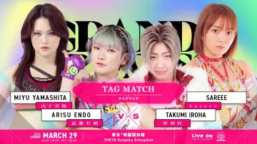 Задник к фильму "TJPW GRAND PRINCESS 