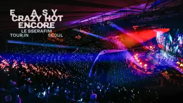 Задник к фильму "LE SSERAFIM TOUR 