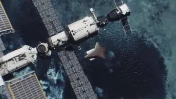 Задник к фильму "La Station spatiale internationale - Missions à haut risque" #1141990
