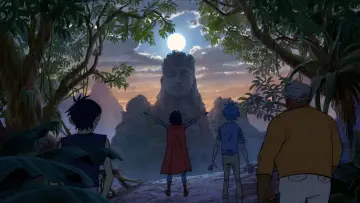 Задник к фильму "Gorillaz Present: The Mountain, The Moon Cave and The Sad God" #812374