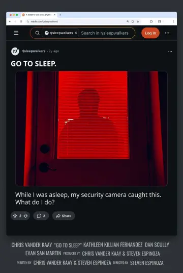 Go to Sleep постер