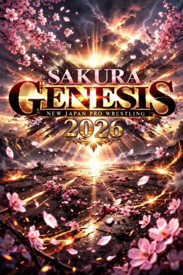 NJPW Sakura Genesis 2026 постер