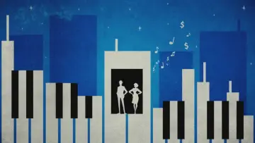Задник к фильму "Une histoire de la musique d