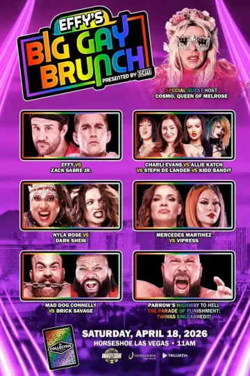 Effy's Big Gay Brunch Vegas 2026 постер