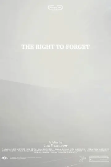 Постер к фильму "The Right to Forget" #825032