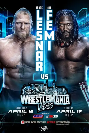Постер к фильму "WWE WrestleMania 42 – Sunday" #798452