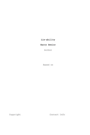 Постер к фильму "Lie-ability" #847644