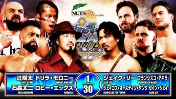 Задник к фильму "NJPW Wrestling Dontaku 2026 - Day 2" #856376