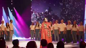 Задник к фильму "La fête de la chanson française - 20 ans d