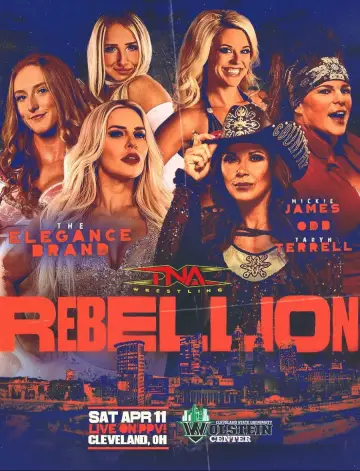 TNA Rebellion 2026 постер