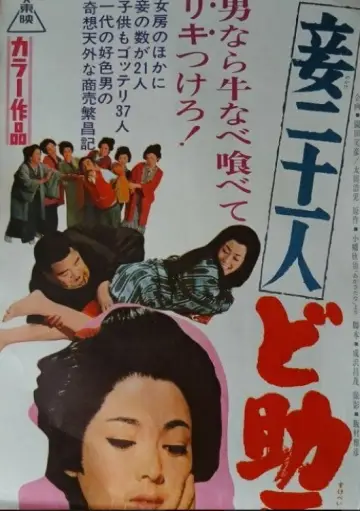妾二十一人　ど助平一代 постер
