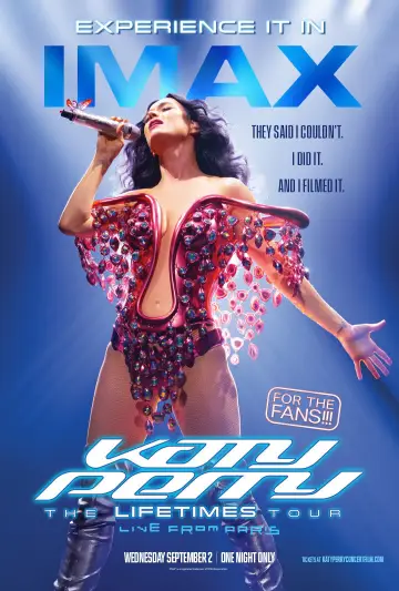 Постер к фильму "Katy Perry: The Lifetimes Tour - Live from Paris" #1210689