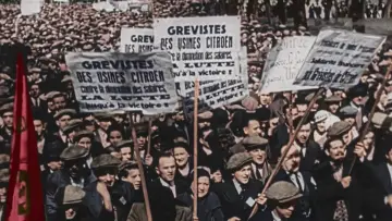Задник к фильму "1936, le Front Populaire, entre joie et colères" #844745