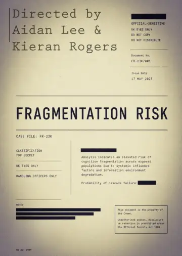 Постер к фильму "Fragmentation Risk" #965746