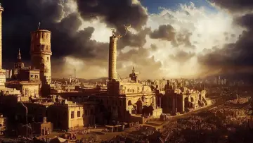 Задник к фильму "Babylone le mystère de la tour de Babel" #857068