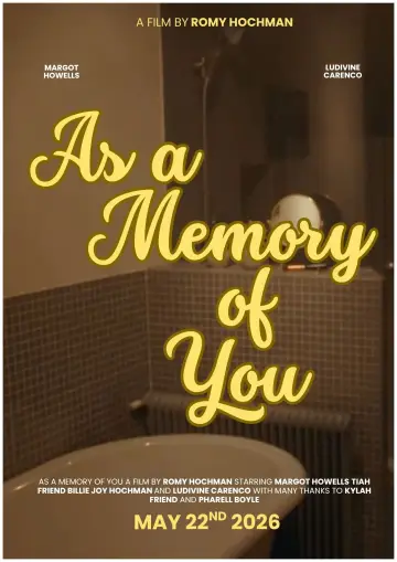 Постер к фильму "As a Memory of You" #825071